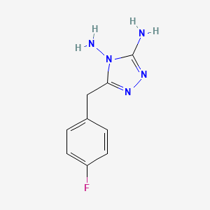 5-[(4-Fluorophenyl)methyl]-4H-1,2,4-triazole-3,4-diamine