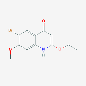6-Bromo-2-ethoxy-7-methoxyquinolin-4-ol