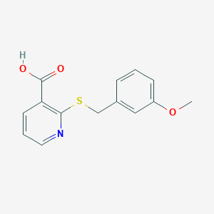 2-(3-Methoxybenzylthio)nicotinic acid