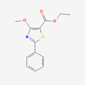 Ethyl 4-methoxy-2-phenyl-1,3-thiazole-5-carboxylate