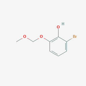 molecular formula C8H9BrO3 B8725481 2-Bromo-6-(methoxymethoxy)phenol 