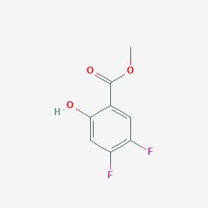 molecular formula C8H6F2O3 B8725754 Methyl 4,5-difluoro-2-hydroxybenzoate 