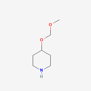 molecular formula C7H15NO2 B8725781 4-(Methoxymethoxy)piperidine 