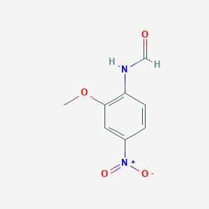 molecular formula C8H8N2O4 B8725841 N-(2-methoxy-4-nitrophenyl)formamide CAS No. 71862-04-9