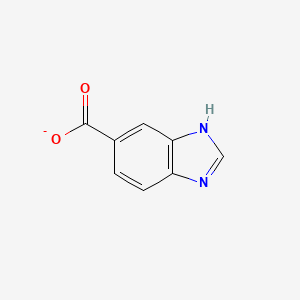 molecular formula C8H5N2O2- B8725850 1H-benzimidazole-5-carboxylate 