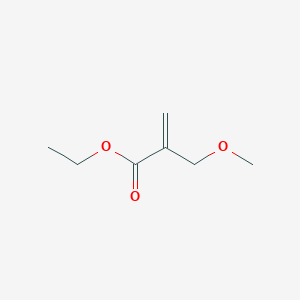 molecular formula C7H12O3 B8725954 Ethyl 2-(methoxymethyl)prop-2-enoate CAS No. 153522-38-4