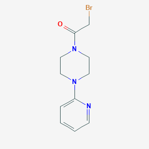 2-Bromo-1-(4-pyridin-2-yl-piperazin-1-yl)-ethanone