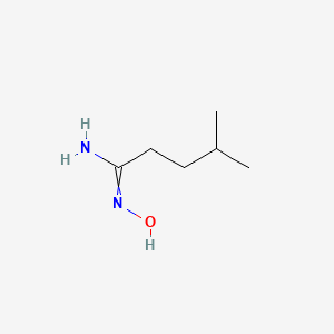 molecular formula C6H14N2O B8726013 N-Hydroxy-4-methylpentanimidamide 