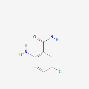 molecular formula C11H15ClN2O B8726017 2-amino-N-tert-butyl-5-chlorobenzamide CAS No. 618889-13-7
