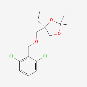 4-((2,6-Dichlorophenyl)methoxymethyl)-4-ethyl-2,2-dimethyl-1,3-dioxolane