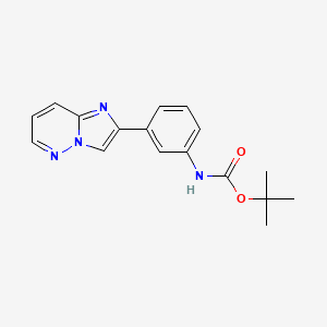 Tert-butyl 3-(imidazo[1,2-b]pyridazin-2-yl)phenylcarbamate