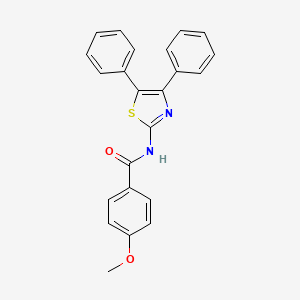 N-(4,5-Diphenyl-thiazol-2-yl)-4-methoxy-benzamide