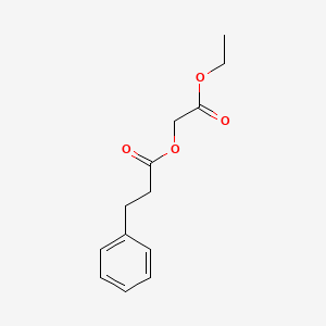 molecular formula C13H16O4 B8726267 Ethoxycarbonylmethyl 3-phenylpropanoate CAS No. 74275-79-9