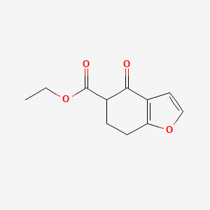 Ethyl 4-oxo-4,5,6,7-tetrahydro-1-benzofuran-5-carboxylate