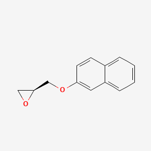 molecular formula C13H12O2 B8726275 Oxirane, 2-[(2-naphthalenyloxy)methyl]-, (2S)- 