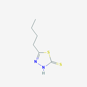 molecular formula C6H10N2S2 B8726283 5-Butyl-1,3,4-thiadiazole-2(3h)-thione CAS No. 58017-11-1