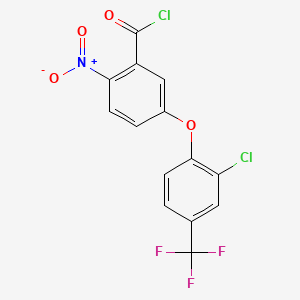 5-[2-Chloro-4-(trifluoromethyl)phenoxy]-2-nitrobenzoyl chloride