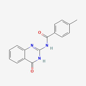 4-Methyl-N-(4-oxo-1,4-dihydroquinazolin-2-yl)benzamide