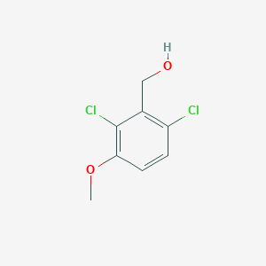 molecular formula C8H8Cl2O2 B8726355 (2,6-Dichloro-3-methoxyphenyl)methanol 