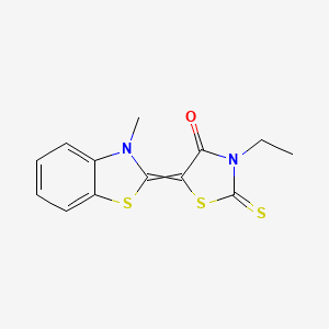 5-(3-Methyl-2-(3H)benzothiazolinylidene)-3-ethyl rhodanine