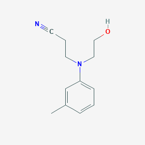 Propanenitrile, 3-[(2-hydroxyethyl)(3-methylphenyl)amino]-