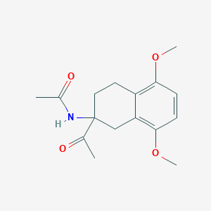 2-Acetyl-2-acetamino-1,2,3,4-tetrahydro-5,8-dimethoxynaphthalene