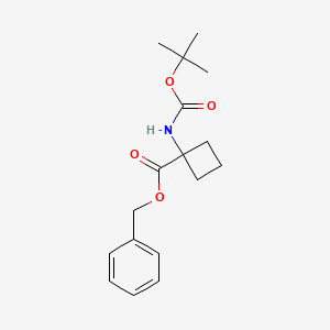 1-tert-Butoxycarbonylamino-cyclobutanecarboxylic acid benzyl ester