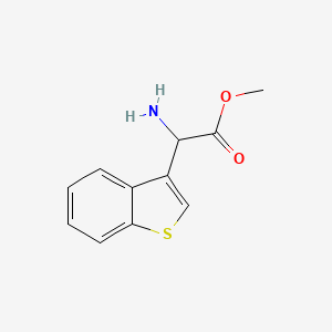 Methyl 2-amino-2-(benzothiophen-3-yl)acetate