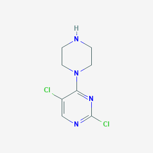 2,5-Dichloro-4-(piperazin-1-yl)pyrimidine