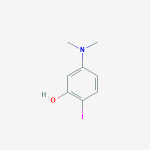 molecular formula C8H10INO B8726503 5-(Dimethylamino)-2-iodophenol CAS No. 39075-36-0