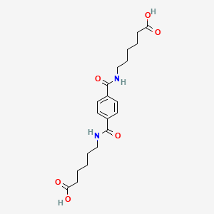 6-[[4-(5-carboxypentylcarbamoyl)benzoyl]amino]hexanoic Acid