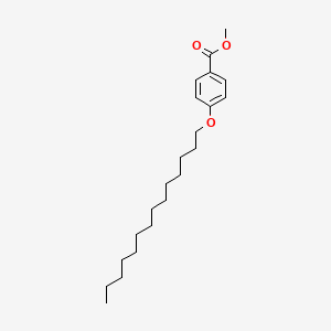 molecular formula C22H36O3 B8726571 Methyl 4-(tetradecyloxy)benzoate 