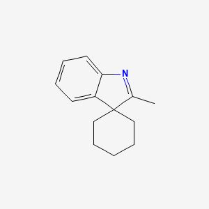 molecular formula C14H17N B8726592 2'-Methylspiro[cyclohexane-1,3'-indole] CAS No. 13141-50-9