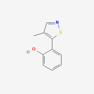 6-(4-Methyl-1,2-thiazol-5(2H)-ylidene)cyclohexa-2,4-dien-1-one