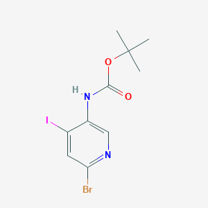 tert-Butyl (6-bromo-4-iodopyridin-3-yl)carbamate