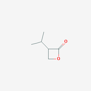 molecular formula C6H10O2 B087267 beta-Isopropyl-beta-propiolactone CAS No. 10359-02-1