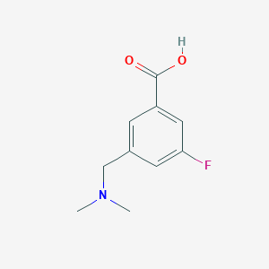 3-[(Dimethylamino)methyl]-5-fluorobenzoic acid