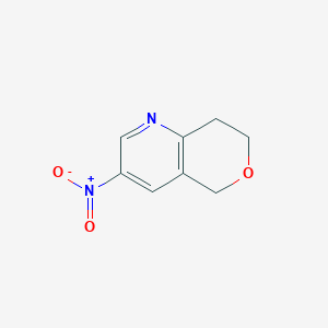 3-Nitro-7,8-dihydro-5H-pyrano[4,3-B]pyridine