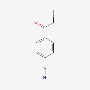 Benzonitrile, 4-(iodoacetyl)-