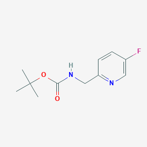 molecular formula C11H15FN2O2 B8726715 tert-Butyl ((5-fluoropyridin-2-yl)methyl)carbamate 