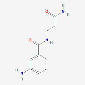 3-[(3-Aminophenyl)formamido]propanamide