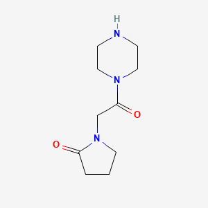 (2-Oxopyrrolidin-1-yl)acetylpiperazine