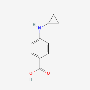 molecular formula C10H11NO2 B8726735 4-(Cyclopropylamino)-benzoic acid 