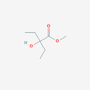 molecular formula C7H14O3 B8726748 Methyl 2-ethyl-2-hydroxybutanoate 