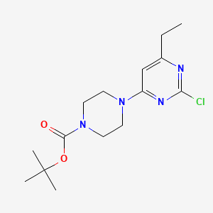 4-(2-Chloro-6-ethyl-pyrimidin-4-yl)-piperazine-1-carboxylic acid tert-butyl ester