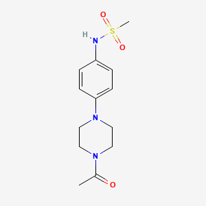 N-[4-(4-Acetylpiperazin-1-yl)phenyl]methanesulfonamide