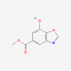 molecular formula C9H7NO4 B8726787 Methyl 7-hydroxybenzo[d]oxazole-5-carboxylate 