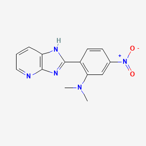 B8726818 2-(1H-Imidazo[4,5-b]pyridin-2-yl)-N,N-dimethyl-5-nitroaniline CAS No. 89469-22-7