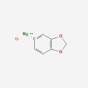 molecular formula C7H5BrMgO2 B8726881 3,4-(Methylenedioxy)phenylmagnesium bromide 