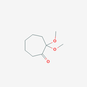 B8726906 2,2-Dimethoxycycloheptanone CAS No. 89874-31-7